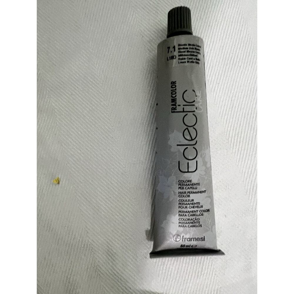 Framesi Framcolor Eclectic Care Ammonia Free Hair 2 Oz Mediium Ash Blonde - Picture 5 of 8